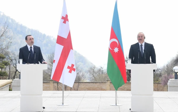 İlham Əliyev və İrakli Qaribaşvili mətbuata birgə bəyanatla çıxış ediblər - FOTO/VİDEO - YENİLƏNİB