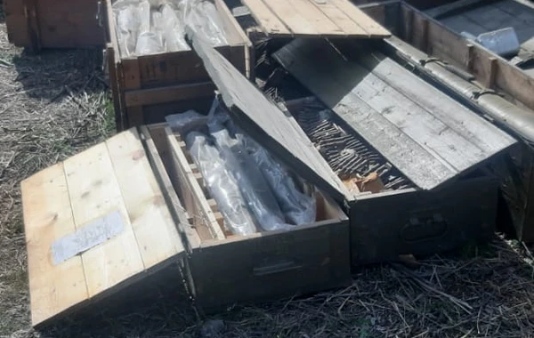Qubadlıda döyüş sursatları aşkarlanıb - FOTO