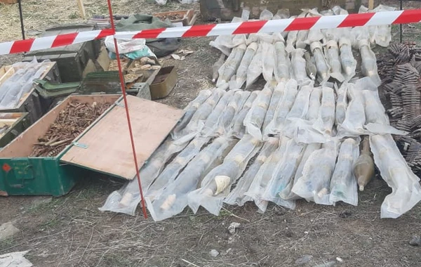 Qubadlıda döyüş sursatları aşkarlanıb - FOTO