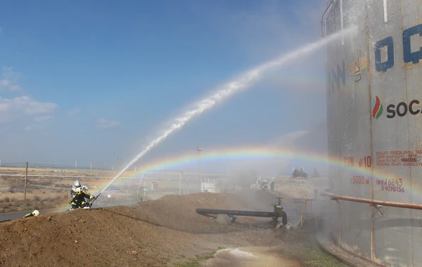 FHN neft yığma məntəqəsində təlim keçirib - FOTO/VİDEO