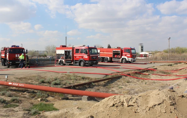 FHN neft yığma məntəqəsində təlim keçirib - FOTO/VİDEO
