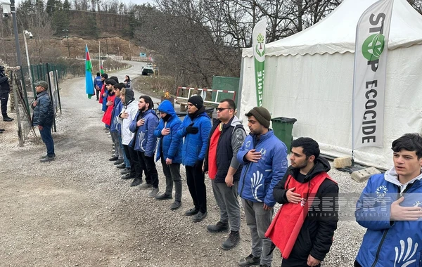 Экоакция на дороге Ханкенди-Лачын: демонстранты проявляют высокую активность и на 119-й день  - ФОТО