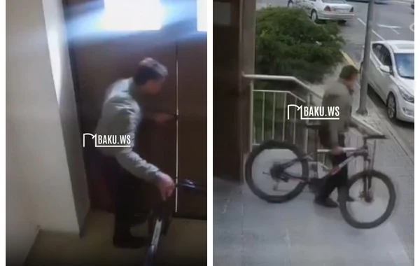 Bakıda oğurluq kameraya düşdü - ANBAAN VİDEO