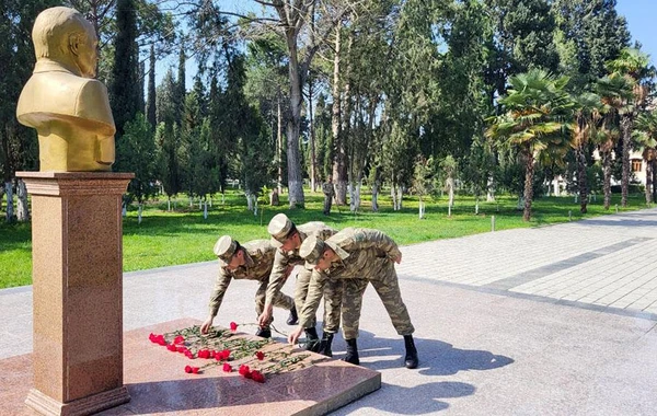 Azərbaycan Ordusunda keçirilən ağacəkmə aksiyaları davam edir - FOTO