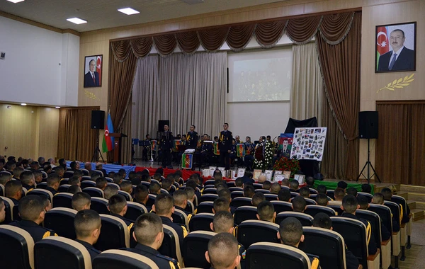 Şəhid mayor Elnur Əliyevin xatirəsi yad olunub - FOTO