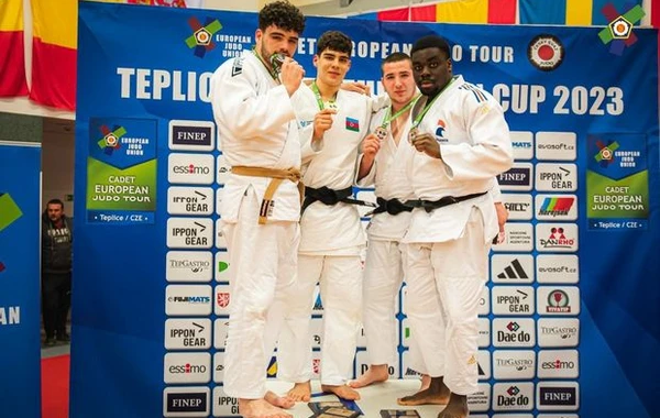 Cüdoçulardan ibarət Azərbaycan millisi Avropa kuboku yarışlarında birinci olub - FOTO
