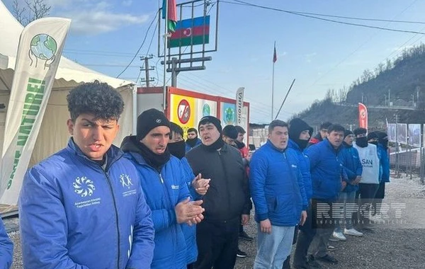 Xankəndi-Laçın yolu: Ekofəalların aksiyası 120 gündür yüksək fəallıqla davam edir - FOTO
