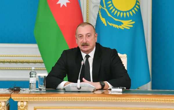 Prezident: “Azərbaycan və Qazaxıstan bir-birinə qardaşcasına münasibət bəsləyirlər”