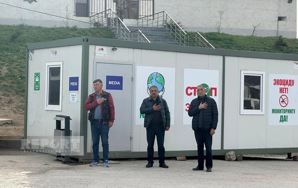 Xankəndi-Laçın yolu: Ekofəalların aksiyası 121 gündür yüksək fəallıqla davam edir - FOTO