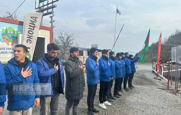 Xankəndi-Laçın yolu: Ekofəalların aksiyası 121 gündür yüksək fəallıqla davam edir - FOTO