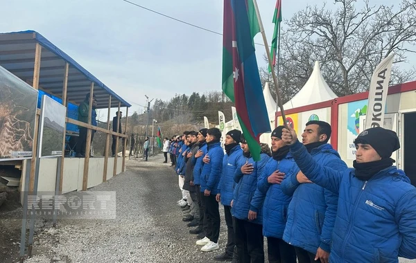 Xankəndi-Laçın yolu: Ekofəalların aksiyası 121 gündür yüksək fəallıqla davam edir - FOTO