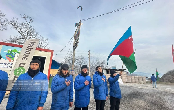 Xankəndi-Laçın yolu: Ekofəalların aksiyası 121 gündür yüksək fəallıqla davam edir - FOTO
