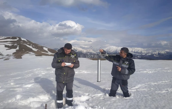 В Азербайджане сократились снежные запасы, водность рек ожидается ниже нормы