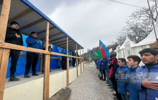 Xankəndi-Laçın yolu: Ekofəalların aksiyası 4 aydır yüksək fəallıqla davam edir - FOTO