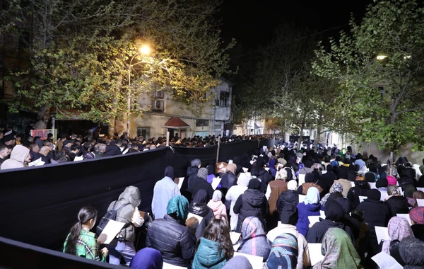 Bakıda ikinci Qədr gecəsindən FOTO-lar