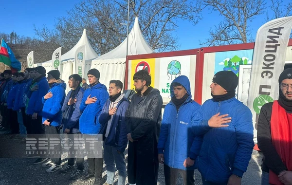 Xankəndi-Laçın yolu: Ekofəalların aksiyası 123 gündür yüksək fəallıqla davam edir - FOTO