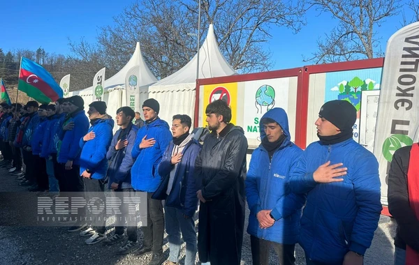 Xankəndi-Laçın yolu: Ekofəalların aksiyası 123 gündür yüksək fəallıqla davam edir - FOTO
