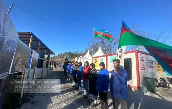 Экоакция на дороге Ханкенди-Лачын продолжается 123 дня, требования остаются неизменными - ФОТО