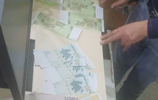 Azərbaycanda saxta pul hazırlayan dəstə saxlanıldı - FOTO