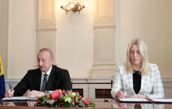Azərbaycan ilə Bosniya və Herseqovina arasında strateji tərəfdaşlıq haqqında Bəyannamə imzalanıb - FOTO