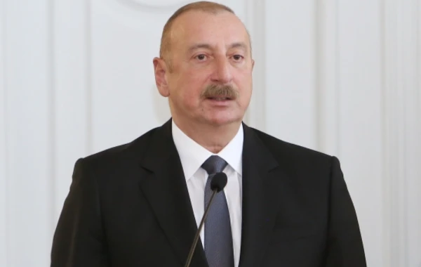 İlham Əliyev və Jelka Tsviyanoviç mətbuata bəyanatlarla çıxış ediblər - YENİLƏNİB - FOTO