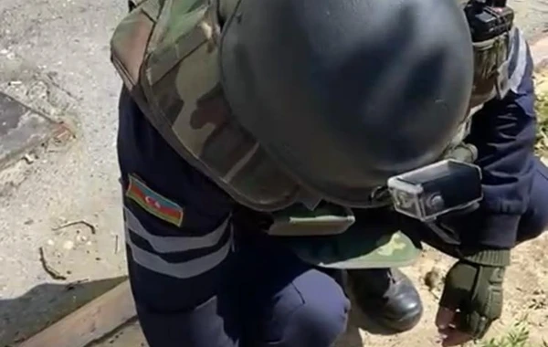 Bakıda hərbi sursat aşkarlanıb - FOTO/VİDEO