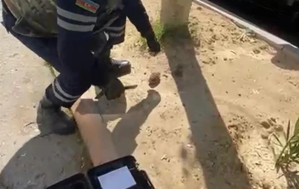 Bakıda hərbi sursat aşkarlanıb - FOTO/VİDEO