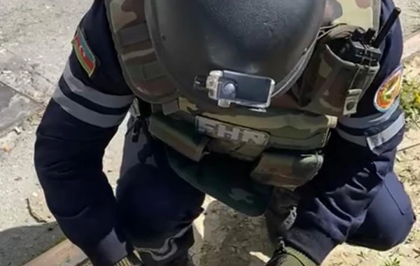 Bakıda hərbi sursat aşkarlanıb - FOTO/VİDEO