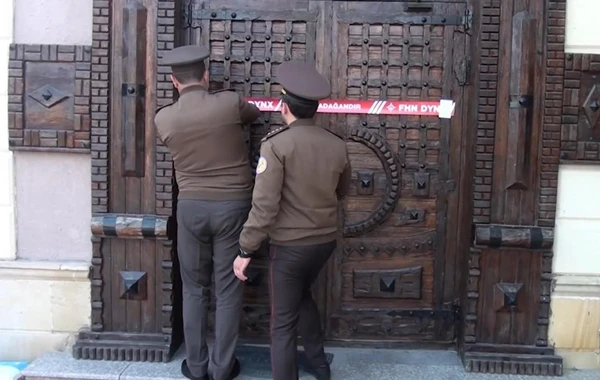 Bakıda daha bir hamamı bağladılar - FOTO/VİDEO