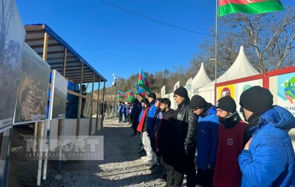 Акция протеста на дороге Ханкенди - Лачын продолжается уже 125 дней - ФОТО