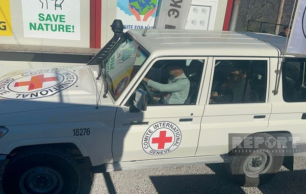 Xankəndi-Laçın yolunda BQXK-nin avtomobilləri növbəti dəfə maneəsiz keçib - FOTO