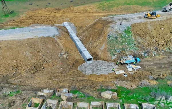 Yevlax-Zaqatala yolunun bir hissəsi yenidən qurulur - FOTO/VİDEO