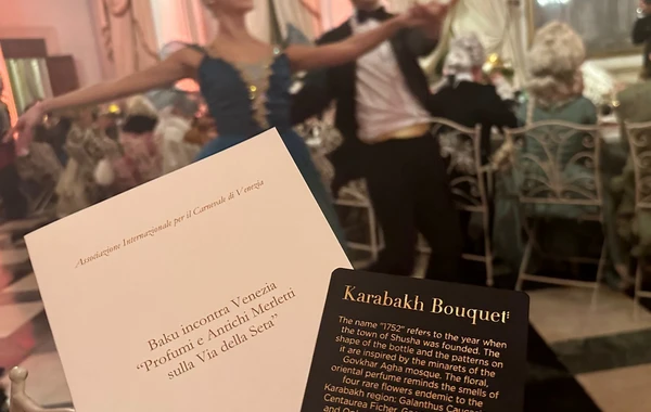 "Karabakh Bouquet" ətri Venesiya muzeyinə qoyuldu FOTO/VİDEO