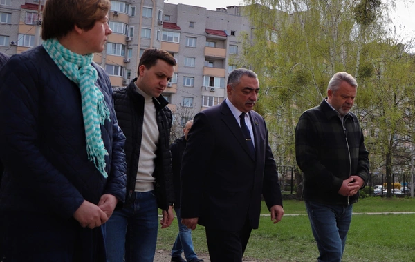 Azərbaycanlı deputatlar Kiyevdə - FOTO