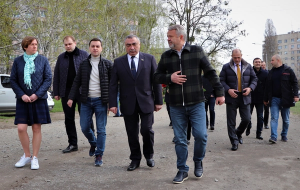 Azərbaycanlı deputatlar Kiyevdə - FOTO