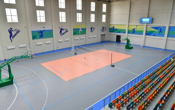 Prezident və xanımı Neftçala Olimpiya İdman Kompleksinin açılışında iştirak ediblər
