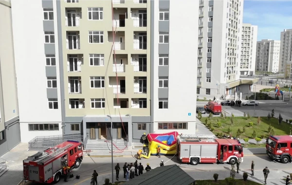 FHN yaşayış kompleksində təlim keçirdi - FOTO