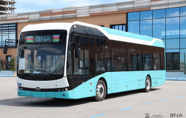 Bakıda İLK - Elektrik mühərrikli avtobus gətirildi - FOTO