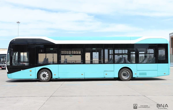 Bakıda İLK - Elektrik mühərrikli avtobus gətirildi - FOTO