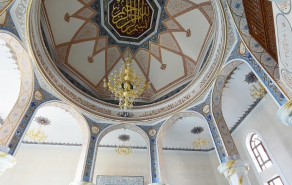 Prezident və xanımı Nərimanovda “Cümə” məscidinin açılışında iştirak ediblər - FOTO - YENİLƏNİB