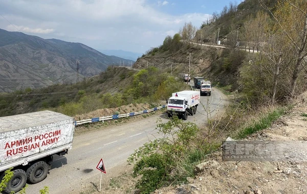 Bu gün Xankəndi-Laçın yolunda sülhməramlıların 88 avtomobili maneəsiz keçib - YENİLƏNİB
