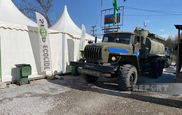 По дороге Ханкенди-Лачын беспрепятственно проехали 76 автомобилей миротворцев - ОБНОВЛЕНО + ФОТО