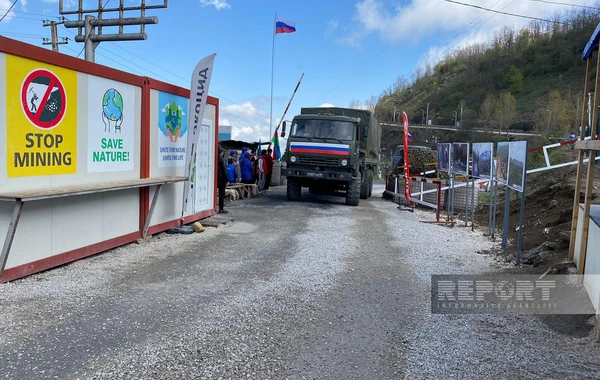 По дороге Ханкенди-Лачын беспрепятственно проехали 76 автомобилей миротворцев - ОБНОВЛЕНО + ФОТО