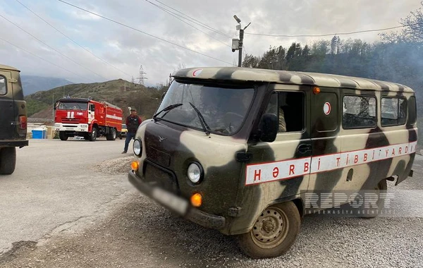 Şuşada erməni təxribatı nəticəsində yaralanan hərbçilərimiz Laçın yolu vasitəsilə təxliyə olunub - FOTO