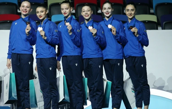 Azərbaycanın qrup hərəkətləri komandası Bakıdakı yarışda bürünc medal qazanıb