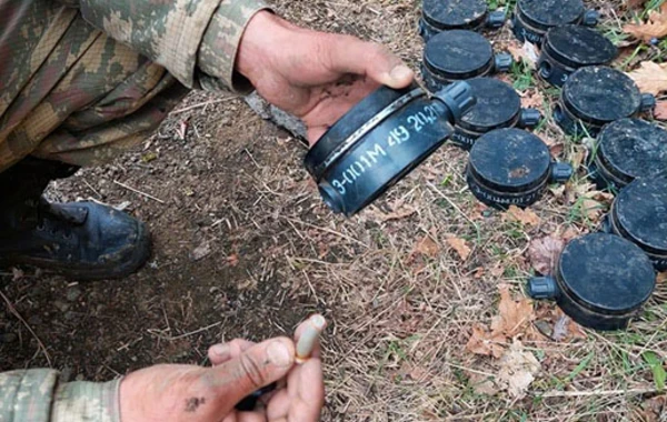 Hərbçilərimiz Ermənistanda istehsal olunan minaya düşüb - FOTO