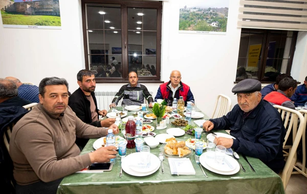 Talış kəndində 30 ildən sonra ilk iftar süfrəsi