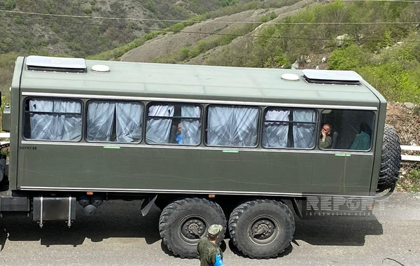 По дороге Ханкенди-Лачын беспрепятственно проехали автомобили миротворцев - ФОТО