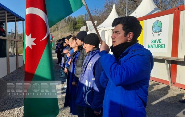 Экоакция на дороге Ханкенди-Лачын: демонстранты проявляют высокую активность и на 136-й день - ФОТО