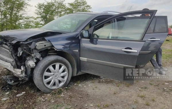 Azərbaycanda iki avtomobil toqquşub, xəsarət alanlar var - FOTO